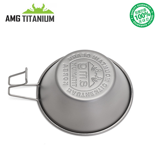 [AMG티타늄] 티타늄 고정형 시에라컵M(샌딩)230ML
