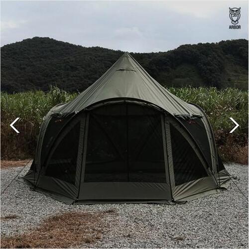 [ARBOR]  아버 캠핑 텐트 크라운 쉘터 더 카키 / 추가상품 선택 / 쉘터 / 텐트