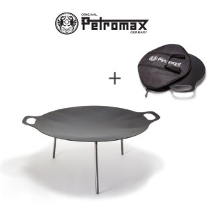 [페트로막스] 원형화로대 철판 그리들F56 파이어볼 BBQ용품 (대) + 전용수납가방(정품)