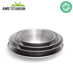 [AMG티타늄] 티탄접시4ps(케이스포함)